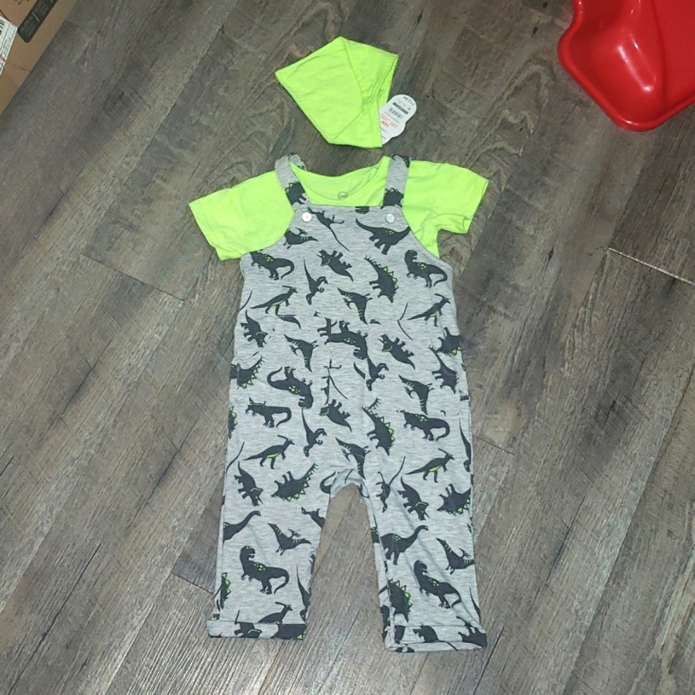 Dino overalls